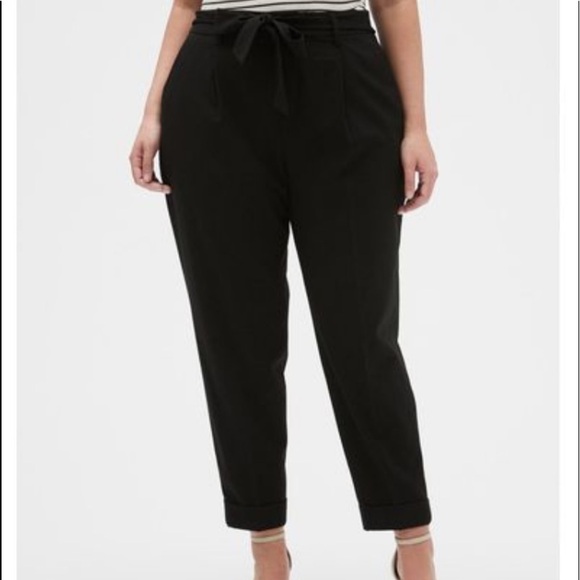 Banana Republic Pants - Banana Republic Tie Waist Tape Dress Pants